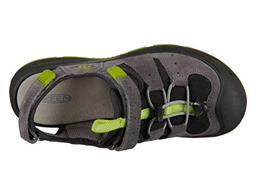 KEEN 1023276, Sandalias para Pescador, Steel Grey/Chartreuse, 26 EU