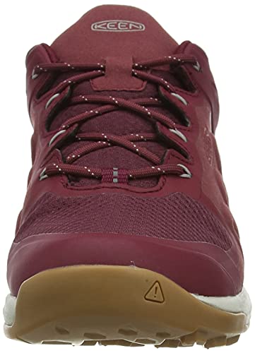 KEEN Explore Waterproof, Zapatos para Senderismo Mujer, Tawny Port/Satellite, 36 1/3 EU