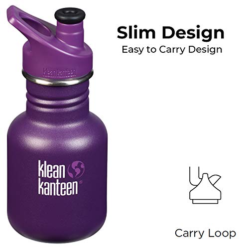 Klean Kanteen Botella Clásica Niño 12oz, Grape Jelly