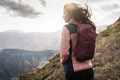 Lafuma - Active 18 - Mochila para Hombre y Mujer para Senderismo, Viaje y Marcha Activa - Volumen 18 L - Rojo