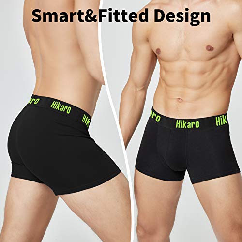 Marque Amazon HIKARO Boxers (Lot de 6) Homme Coton Slip Fitted Trunk Caleçons…