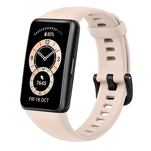 Meliya Correa Compatible con Huawei Band 6 / Honor Band 6,Suave Silicona Pulseras de Repuesto para Huawei Band 6/Huawei Band 6 NFC/Honor Band 6/Huawei Band 6 Pro(Rosa)