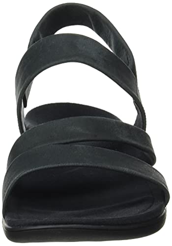 Merrell District KANOYA Strap, Sandalias de Punta Descubierta Mujer, Negro (Black), 41 EU