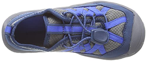 Merrell Hydro Lagoon, Zapatillas para Caminar Niños, Azul (Grey/Black/Royal), 29 EU