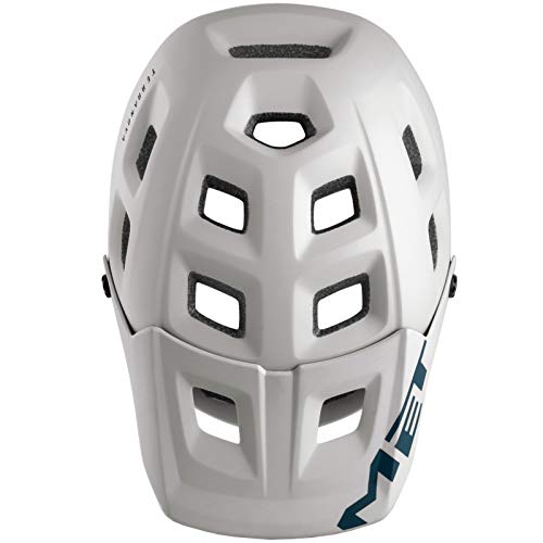 MET Casco Terranova M(56-58), Adultos Unisex, Multicolor (Gris Azul)