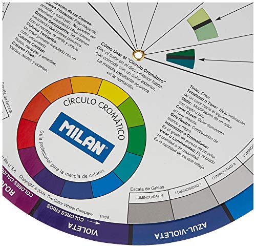 MILAN Círculo cromático, 24X24X0,2MM
