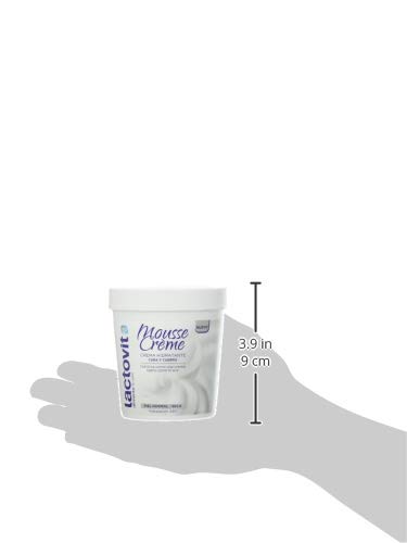 Mousse Crème Hidratante Nutritiva para Cuerpo y Cara. Hidratación 24h. Para Pieles Normales y Secas