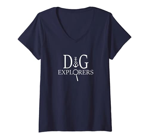 Mujer Exploradores D&G Camiseta Cuello V