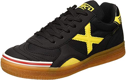 Munich Gresca Kid 02 S, Zapatillas de Deporte Hombre, Negro (Negro/Amarillo 606), 36 EU