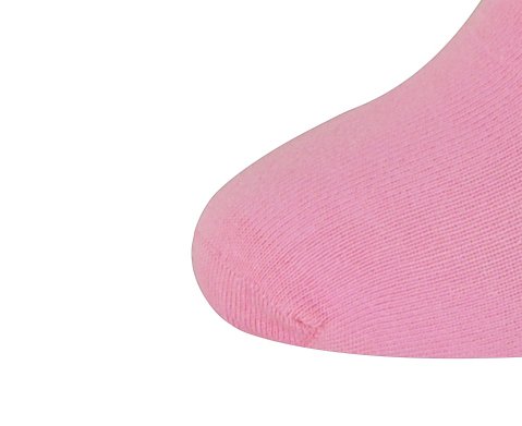 Mysocks Calcetines de color liso para hombres y mujeres rosado