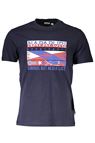 Napapijri Sikar Camiseta, Gris (Med Grey Mel 1601), Small para Hombre