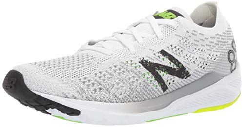 New Balance 890v7 - Zapatillas de running para hombre, Blanco (Blanco/Negro/Rgb Verde), 38.5 EU