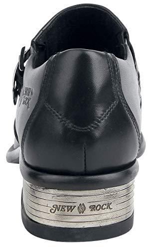 New Rock VIP Cuerolite Hombre Deportivas Negro EU42, Piel,