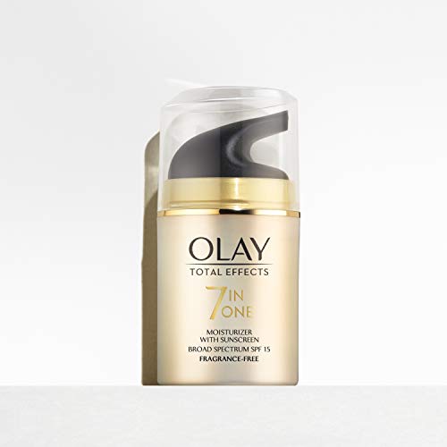 Olay Total Effects 7en1 Hidratante Anti-Edad De Día SPF 15 50 ml, Combate Los 7 Signos De La Edad