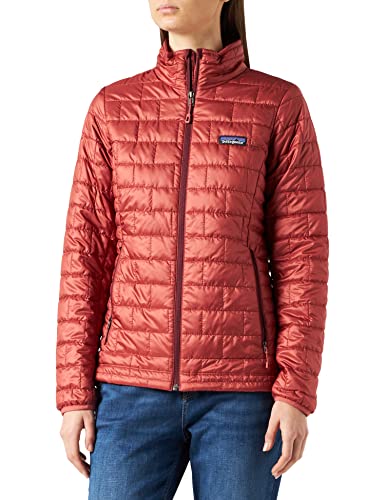 PATAGONIA W's Nano Puff Jkt Chaqueta, Spanish Red, XS para Mujer