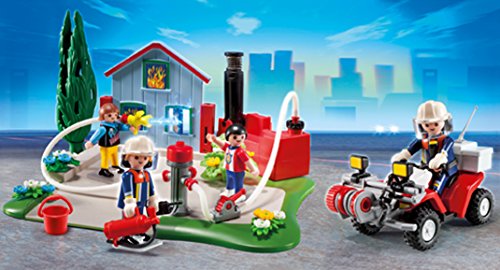 PLAYMOBIL City Action - Compact Set Aniversario: Bomberos y Quad (5169)