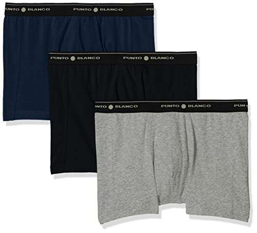 Punto Blanco Triplo Cerrado Basix Boxer, Multicolor(Multicolor595), XX-Large (Tamaño del Fabricante:60) (Pack de 3) para Hombre