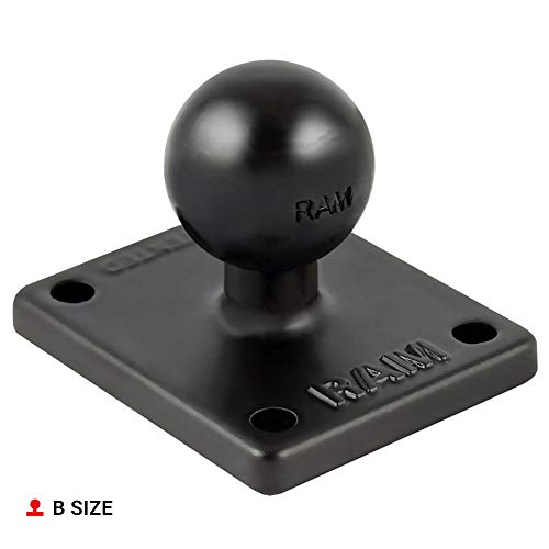 RAM Mounts UNPKD. RAM 2 X 1.7 BASE AMPS HOLE PAT, RAM-B-347U (BASE AMPS HOLE PAT)