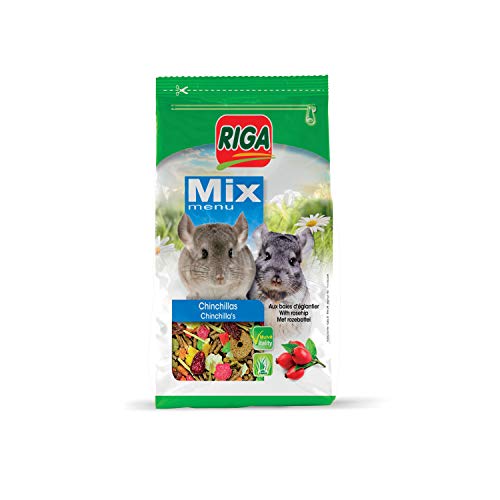 Riga Mix - Mezcla para Chinchillas (650 g), Color Rojo