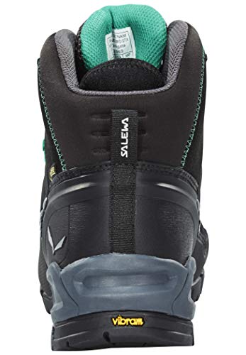 Salewa WS Alp Trainer Mid Gore-TEX Botas de Senderismo, Black Out/Agata, 38 EU