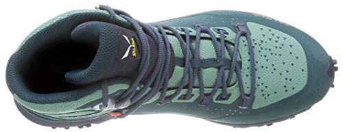 Salewa WS Alpenrose 2 Mid Gore-TEX Botas de Senderismo, Atlantic Deep/Feld Green, 42 EU