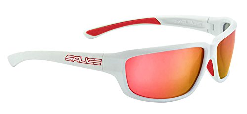 Salice - 001, Deportes, plástico, hombre, WHITE/RW RED MIRROR(BIA/41R), 70/20/120