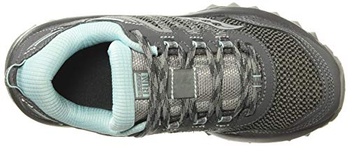 Saucony Excursion TR 13 Charcoal/Blue, Zapatillas de Atletismo Mujer, 37.5 EU