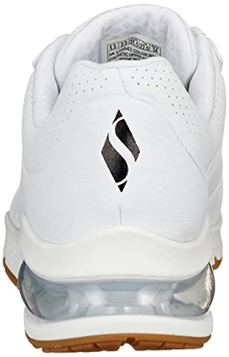 Skechers Uno 2 Air Around You, Zapatillas Mujer, White, 38 EU