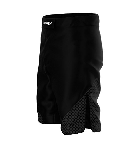 SMMASH G-Ray Deporte Profesionalmente Pantalones Cortos MMA para Hombre, Shorts MMA, BJJ, Grappling, Krav Maga, Material Transpirable y Antibacteriano, (L)