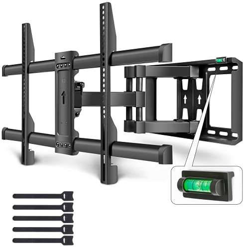 Soporte de Pared para TV 37-85 Pulgadas, Carga hasta 60kg y VESA Máx 700X400, Soporte de TV para Pantalla LCD/LED/Plasma/Curva, Soportes de Pared y Techo para TV Articulado, Inclinable y Giratorio