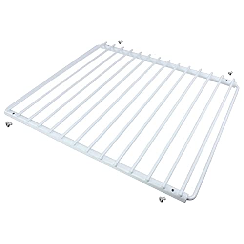 SPARES2GO Estante universal de plástico para frigorífico o congelador (blanco, 1 unidad)