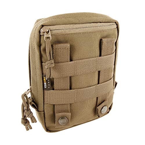 Tasmanian Tiger TT TAC Pouch 5 Bolsa Adicional para Accesorios EDC, Compatible con Molle, Incl. Cubierta para la Lluvia, 20 x 15 x 5 cm, Caqui