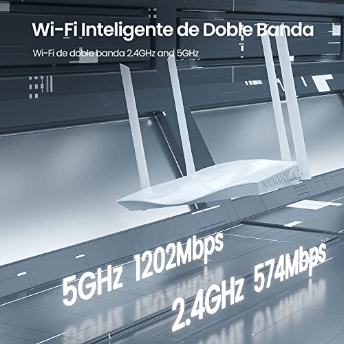 Tenda RX3 Router WiFi 6, AX1800 Dual Band, 1201 Mbps a 5GHz + 574 Mbps a 2.4GHz, Quad Core, 1 Puerto Gigabit WAN, 3 Puertos Gigabit LAN, Tecnologia BSS Coloring, TWT, WPA3, IPV6