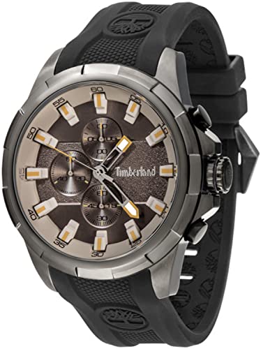 Timberland Boxford Reloj para Hombre Analógico de Cuarzo con Brazalete de Silicona 15253JSU-13P