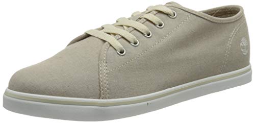 Timberland Dausette Oxford, Zapatillas Bajas Mujer, Beige Natural Canvas, 38.5 EU