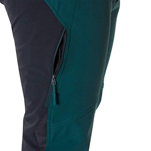 Trangoworld Jorlan DS Pant. Largo, Hombre, Verde/Negro, 2XL