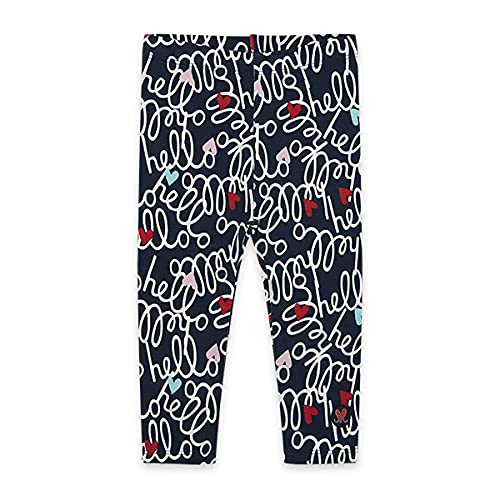 Tuc Tuc Legging Punto Estampado NIÑA Azul Hello London FW21 Leggings, 2A Chicas