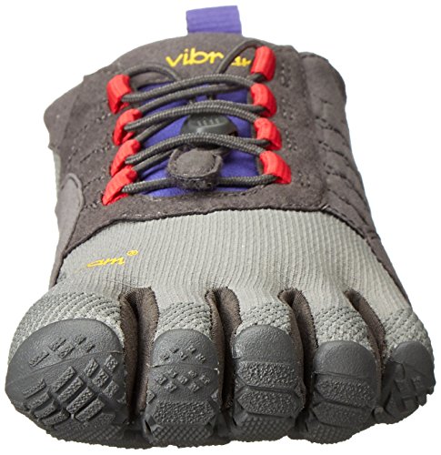 Vibram Five Fingers Trek Ascent, Zapatillas de Deporte Exterior Mujer, Gris (Grey/black), 38