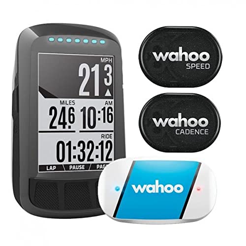 Wahoo Fitness ELEMNT Bolt Bike Computer Bundle, Unisex Adulto, Black