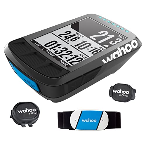 Wahoo Fitness ELEMNT Bolt Bike Computer Bundle, Unisex Adulto, Black