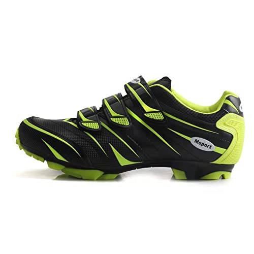 Zapatos de Ciclismo MTB Profesional Antideslizante Transpirable para Hombres y Mujeres, Shimano SPD - 42 EU