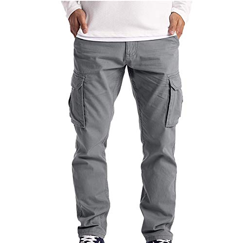 2021 Nuevo Pantalones para Hombre Casual Moda trabajo pantalones Pants Jogging Pantalon Fitness Pantalones Chandal Hombre Largos Pantalones Ropa de hombre Multibolsillos Pantalones de Trekking