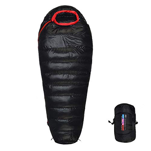 210CM Portátil Saco de Dormir Ultraligero Mochila Mamá Equipo Abajo para IR de Excursión Acampar Mantener a Prueba de Agua Bolsa de Calentamiento,3000g