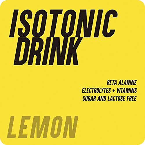 226ERS Isotonic Drink | Isotónico en Polvo, Recarga de Sales Minerales con Vitaminas y Beta-alanina, Bebida Deportiva Isotónica Sin Gluten para Hidratación, Limón - 500 gr