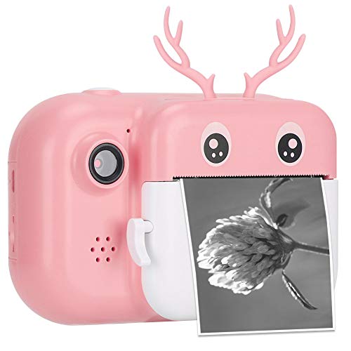 2.4in Toys Camera, Print Camera, Twin Lens Instant Print para Niños Niños,(Pink)