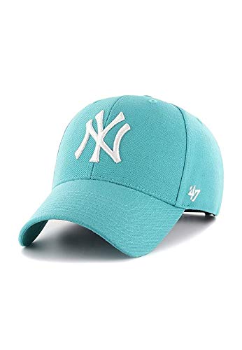 47_brand Gorra Mlb New York Yankees Mvp Curved V Struct fit turquesa talla: Ajustable