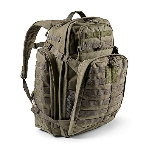 5.11 Mochila Táctica Rush 72 2.0 – Mochila Militar Molle, CCW Portación Oculta y Compartimento para Ordenador Portátil, 55 litros, Grande, Estilo 56565 – Color Verde Ranger