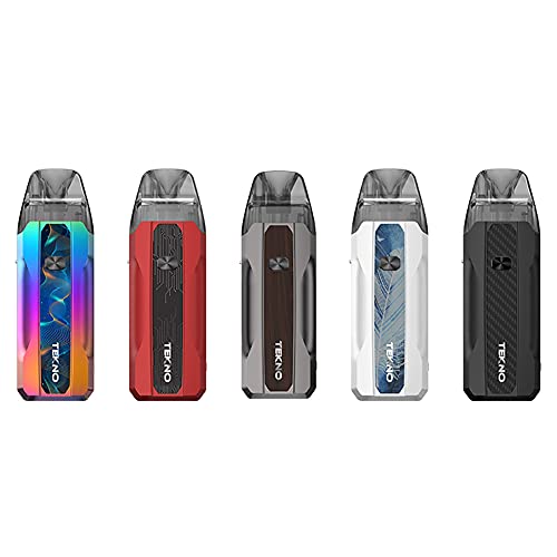 A-spire Tekno Kit (Carbon Fiber Black), E Cigarette Starter Kit Equipado con cartuchos AVP Pro y BP Pod de 3 ml / 3,5 ml, con batería incorporada de 1300 mAh, sin nicotina