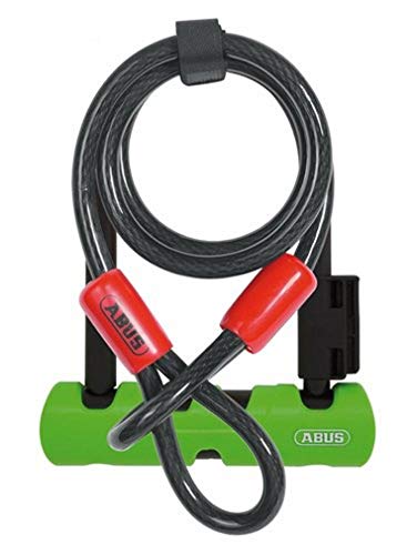 Abus 410 SH34 + 10/120 Antirrobo, Unisex, Negro/Verde, 120 cm