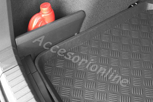 Accesorionline Protector Cubre Maletero para Ford S-MAX 2006-2015 Todos los Modelos - 5cm de Borde - Fabricado a Medida (S-MAX 7plazas con la última Fila Cerrada)